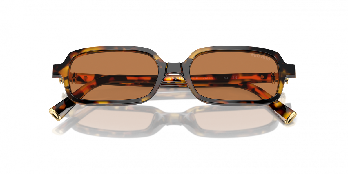 Miu Miu MU 11ZSF VAU2Z1 Rectangle Carey Cafe