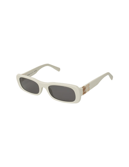 Miu Miu MU 08Z 142-5S0 rectangle White Gold
