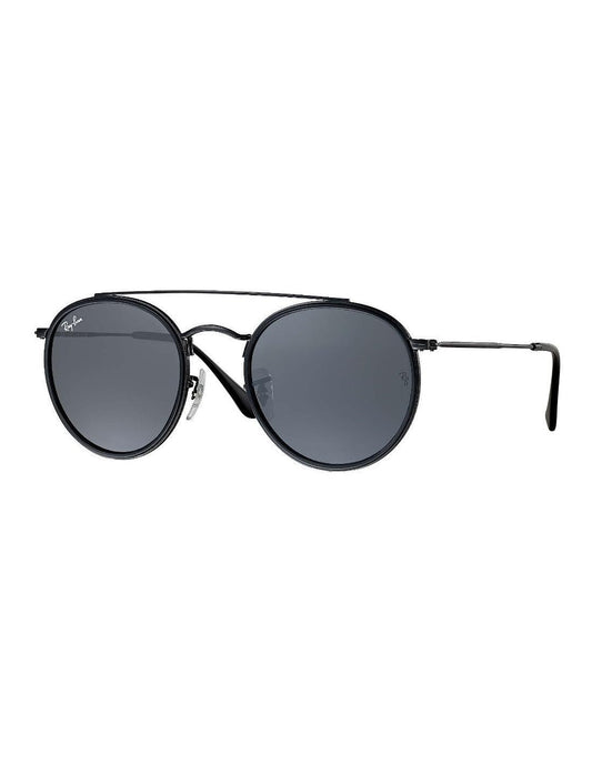Ray Ban Round Double Bridge Rb3647n  - black