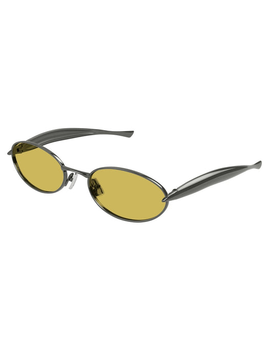 Bottega Veneta Oval BV1386S - Silver Yellow