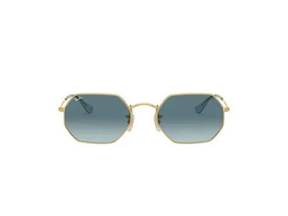 Ray Ban Octagonal Rb3556n - Gold blue