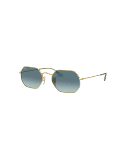Ray Ban Octagonal Rb3556n - Gold blue