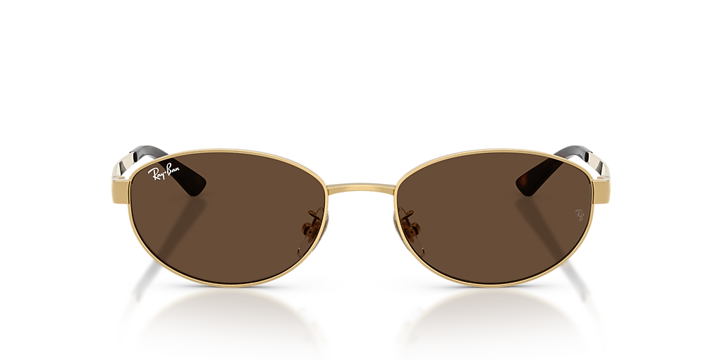 Ray Ban Geometric - RB3774D Gold Grey Dark brown