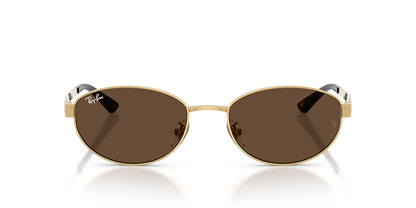 Ray Ban Geometric - RB3774D Gold Grey Dark brown