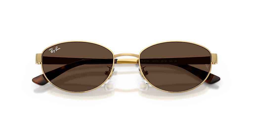 Ray Ban Geometric - RB3774D Gold Grey Dark brown