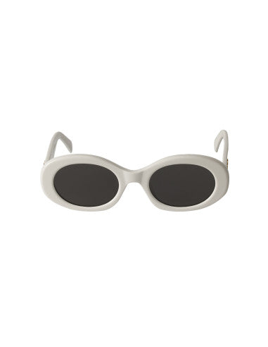 Celine CL40194U 25A Oval Shape Blanco Dorado