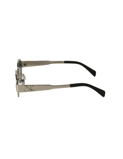 Celine CL40235U 16A Oval Shape Triomphe Black Silver