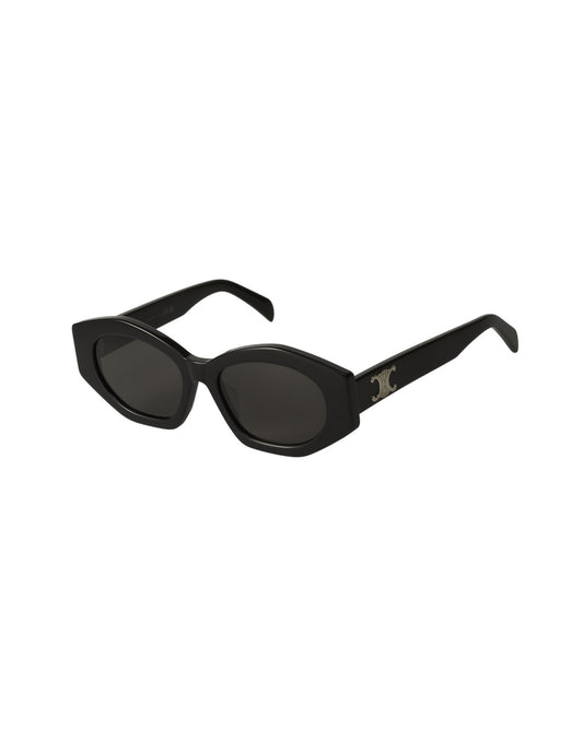 Celine CL40238U 01A TRIOMPHE  - Black Silver