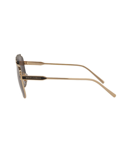 Dolce & Gabbana Aviator Square DG2256  - Negro Dorado