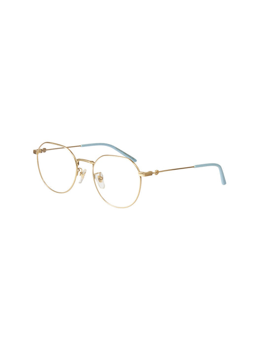 Gucci Round Shape GG0684O  Oftálmico - Dorado Azul