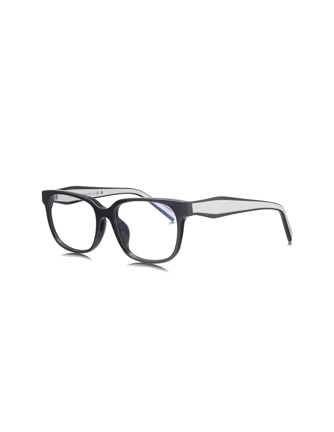 Prada Square Shape SPR 17ZV 1AB-1O1 Oftalmico - Black