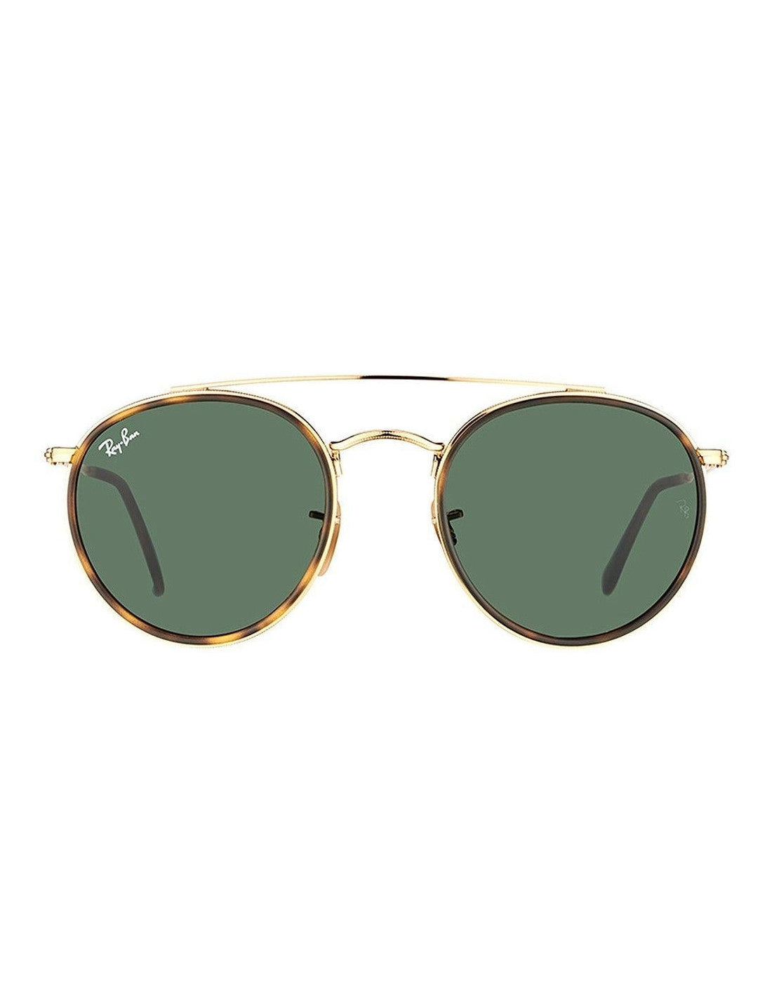 Ray Ban Round Double Bridge Rb3647n  - Gold black