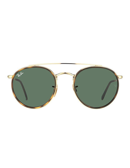 Ray Ban Round Double Bridge Rb3647n  - Gold black
