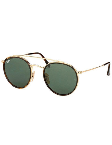 Ray Ban Round Double Bridge Rb3647n  - Gold black