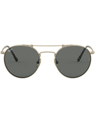 Ray Ban Round Double Bridge RB8147  - Titanium